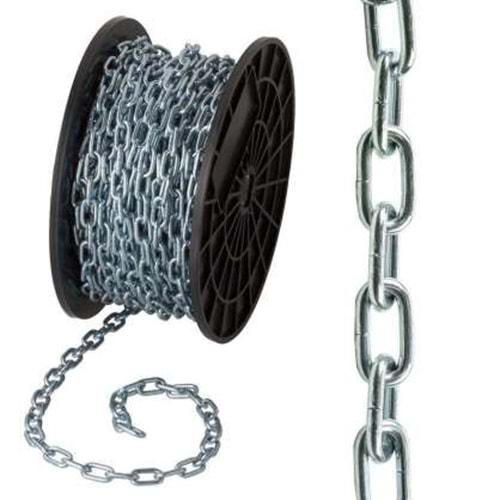 ZINCIR DÜZ 4 MM GALVENIZ -MAKARALI