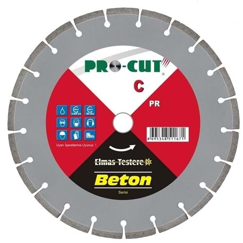 BETON KESME DISKI ELMAS TESTERE PRO-CUT 400 CC
