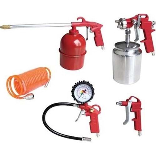 KOMPRESÖR HAVA TABANCA SETI 5 LI SET DMAX DMX-4251