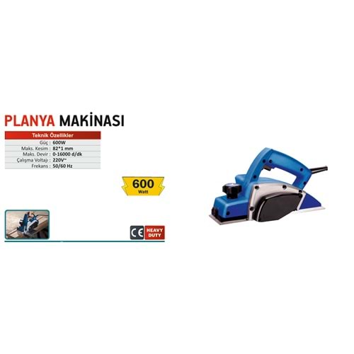 PLANYA MAKINASI 600W CMC3936