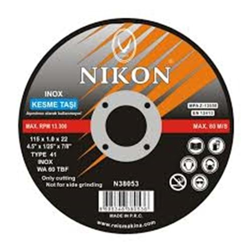 METAL KESME TASI 115*1,0 NIKON INOX