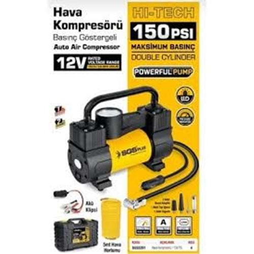 SGS5391 KOMPRESÖR MAKINASI ARAÇ IÇIN 12 V 150PSI