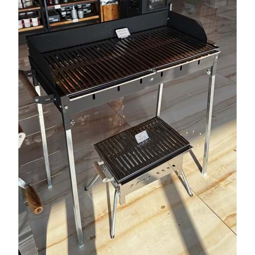 MANGAL SIYAH 40*80 AYAKLI
