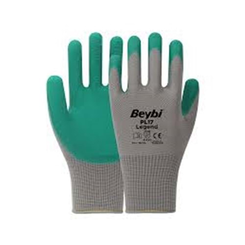 ELDIVEN ÖRGÜLÜ BEYBI LATEKS KAPLI YESIL/GRI NO:10 PL-17