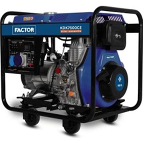 JENERATÖR FACTOR (3,5-3,8 kW) KGL5000CE BENZINLI IPLI MARSLI FACTOR