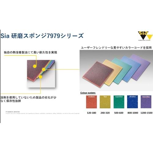 Sünger zimpara 7979 115x140mm superfine F03E 00R C60