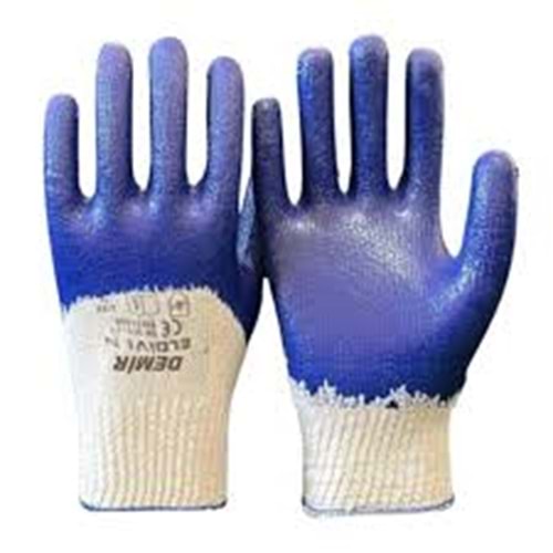 ELDIVEN ÖRME PAMUKLU MAVI GOLDEN GLOVE NO:10