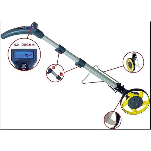DIJITAL TUR METRESI TEKERLEKLI YOL ÖLÇME LCD EKRANLI BTS 12397