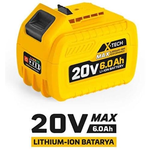 SGS YEDEK AKÜ 20V 6,0A.h LI-ON SGS5495