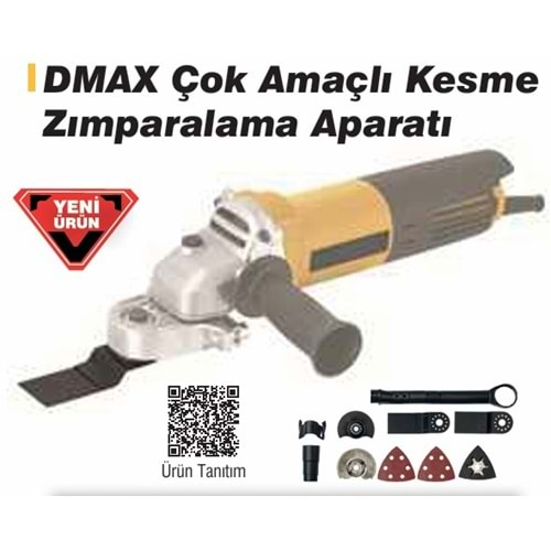 ÇOK AMAÇLI KESME ZIMPARALAMA APARATI 115 MM DMAX4756
