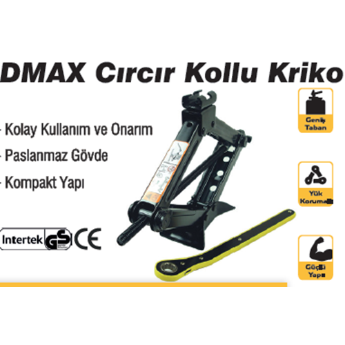 MEKANIK MAKASLI CIRCIR KOLLU KRIKO 2 TON DMAX DMX4104