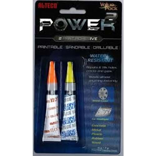 ENDÜSTRIYEL YAPISTICI ALTECO POWER 2,5GR+7 GR