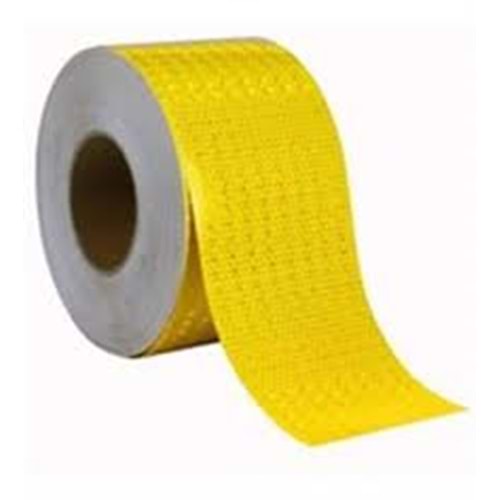 REFLEKTÖRLÜ PETEKLI SARI BANT 50*46 MT