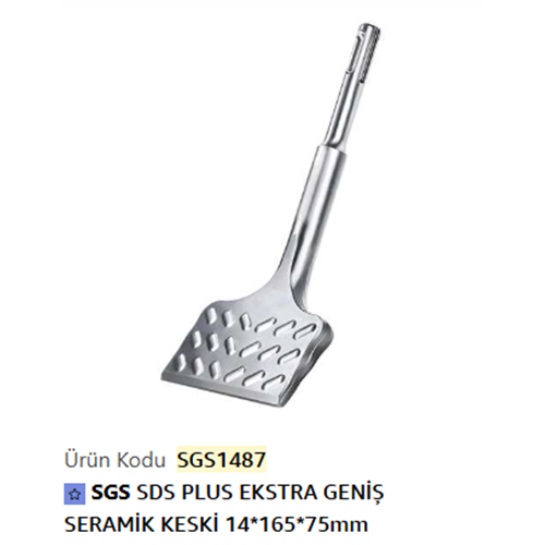 SGS SDS PLUS EXSTRA GENIS SERAMIK KESKI 14*165*75mm SGS1487