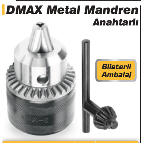 MANDREN ANAHTARLI 13MM 1/2 DMAX-4120