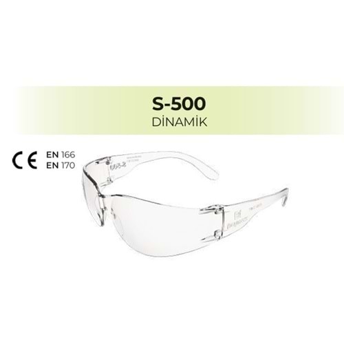 KORUYUCU GÖZLÜK SPORT SEFFAF S-500