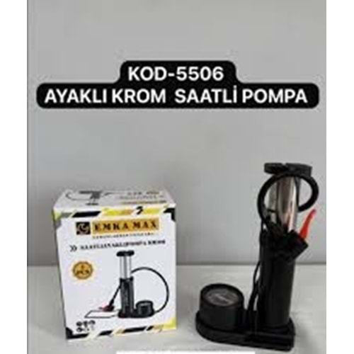 BISIKLET POMPASI SAATLI KROM EMKA 5506-40