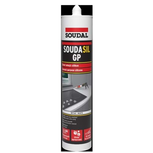 SOUDASIL GP TRANSPARENT GENEL AMAÇLI SILIKON 280 gr SOUDAL
