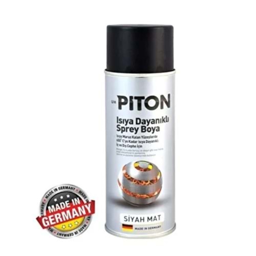 SPREY BOYA 400ml ISIYA DAYANIKLI MAT SIYAH PITON
