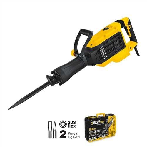 SGS ELEKTROPNOMATIK KIRICI SDS HEX 1700 WATT 60 JOULES 16 KG SGS5187