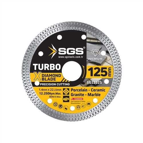 SGS TURBO ELMAS HASSAS KESICI (125*1,4 MM) SGS2325