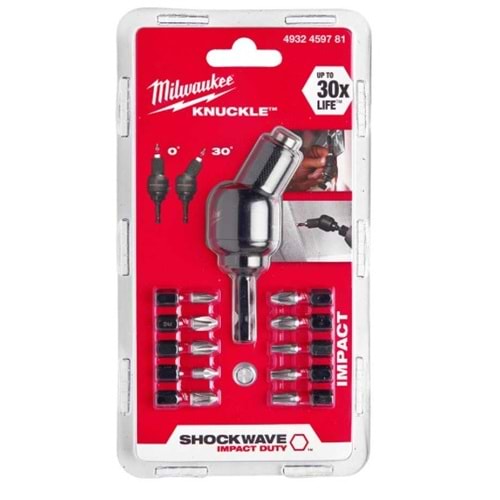 MILWAUKEE BITS UÇ SETI KNUCKLE 10 parça T4932459781