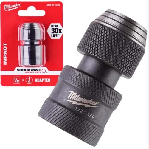 MILWAUKEE BITS UÇ ADAPTÖRÜ 1/2 - 1/4 T4932471828