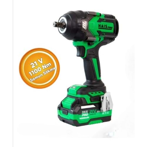HAISPRO AKÜLÜ SOMUN SIKMA 1100NM RB-810 (2x4.0 Ah) 21V