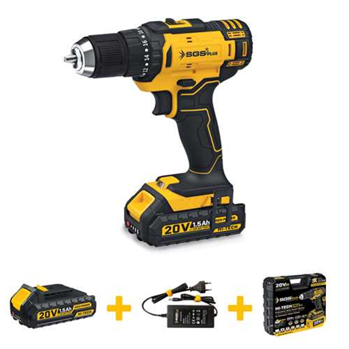 SGS AKÜLÜ VIDALAMA SETI 20 VOLT (1.5Ah) SGS5249