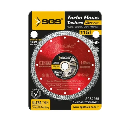 SGS TURBO ELMAS TESTERE 115M SGS2265