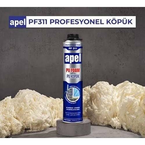 POLIÜRETAN KÖPÜK 750 ML TABANCALI APEL PF311