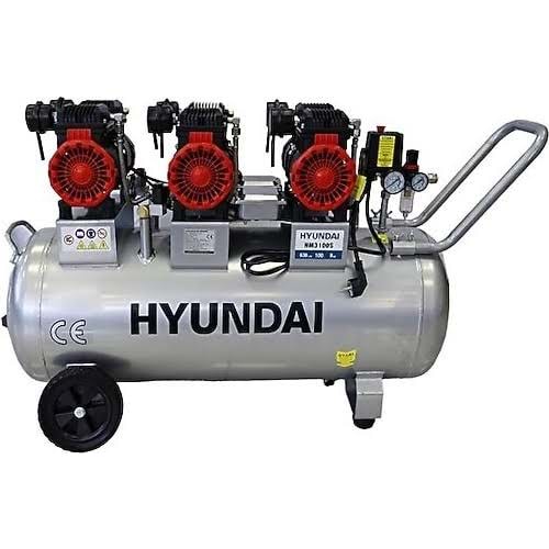 HYUNDAI KOMPRESÖR MAKINESI 100 LT SESSIZ YAGSIZ 6HP HM3100S