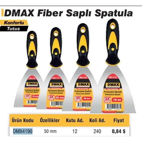 FIBER SAPLI BOYACI ISPATULASI 80 CM DMAX 4192