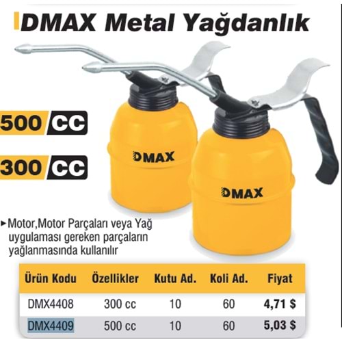 YAGDANLIK 500 ML DMAX 4409