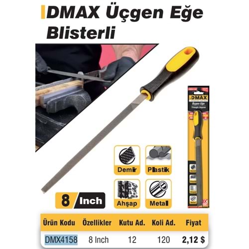 ÜÇGEN EGE BLISTERLI NO:8 DMAX 4158