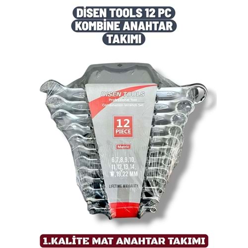 ANAHTAR TAKIMI KOMBINE 12 LI DISEN TOOLS