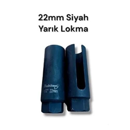 LOKMA ANAHTAR YARIK SENSÖR 22MM HAVALI SIYAH