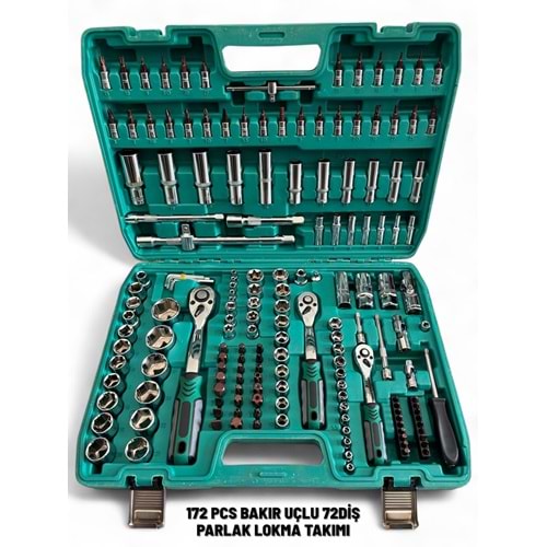 LOKMA TAKIMI 172 PARÇA 72 DIS ORJINAL TORX LOKMA SETI