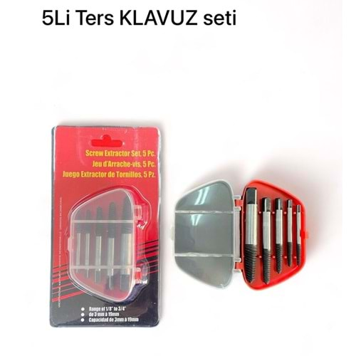 TERS KILAVUZ 5 PARÇA