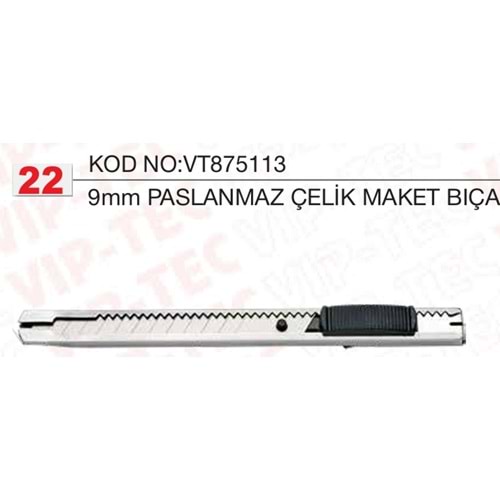 VIP-TEC MAKET BIÇAGI METAL VT875113 9MM