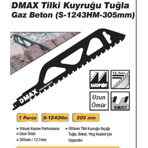 TILKI KUYRUGU TUGLA GAZBETON DMAX 4184