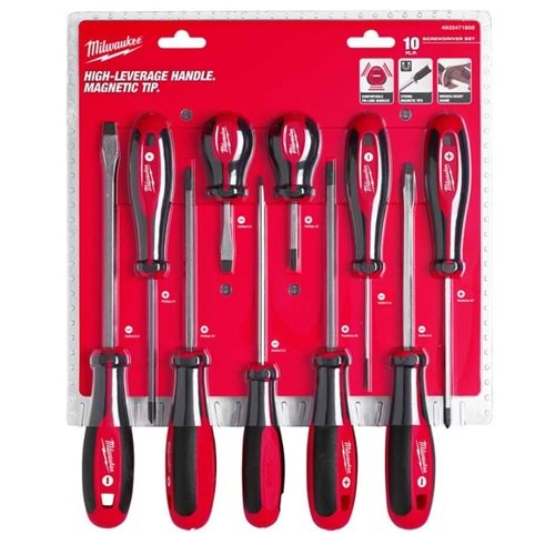MILWAUKEE TORNAVIDA SETI 10 parça T4932471808