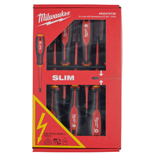 MILWAUKEE TORNAVIDA SETI PZ 7 parça TRI-LOBE T4932478738