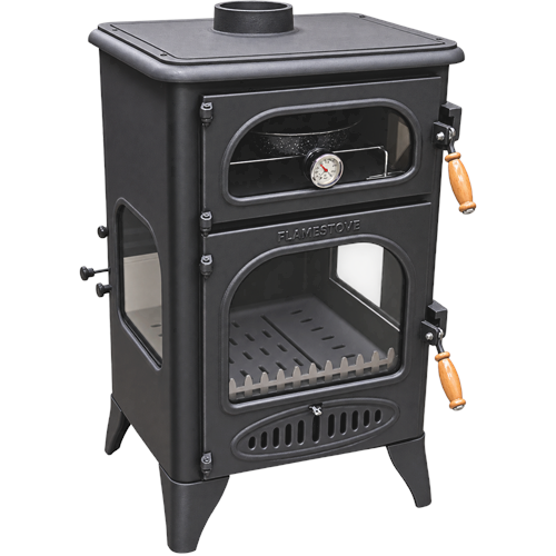 SOBA DÖKÜM 4 CAM DIK FIRIN Flame Stove FS-034YK