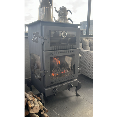 SOBA ÇELIK 4 CAM DIK FIRIN SÖMINE ALTAS