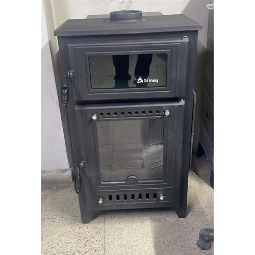 SOBA ÇELIK 4 CAM PELET DIK FIRIN SIMAY HYBID 