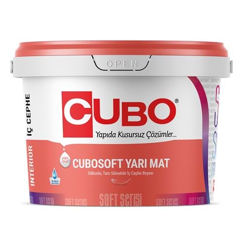CUBO Cubosoft Yarımat İç Cephe Boyası A Baz 15 Lt