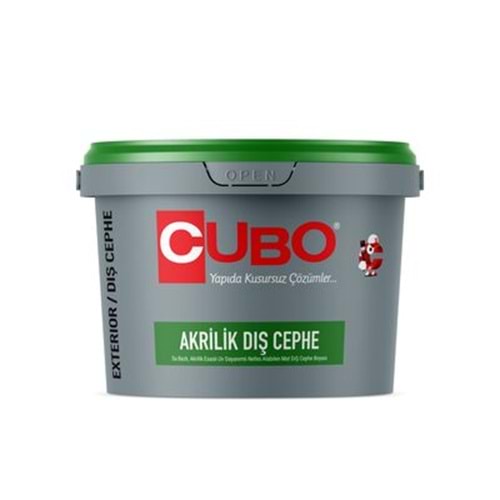 CUBO Akrilik Dış Cephe Boyası A Baz 15 Lt