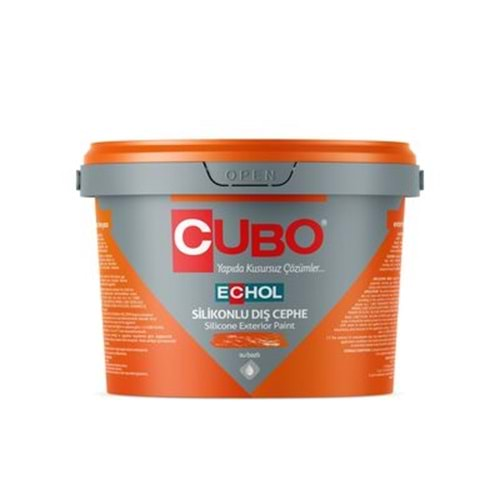 CUBO Echol Silikonlu Dış Cephe Boyası C Baz 7,5 Lt