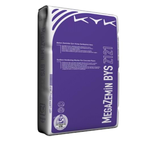 KYK MegaZemin BYS Z121 Çimento Esasli Yüzey Sertlestirici (25) / Gri